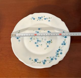 6 Piatti Piatti Arcopal Fiori Blu