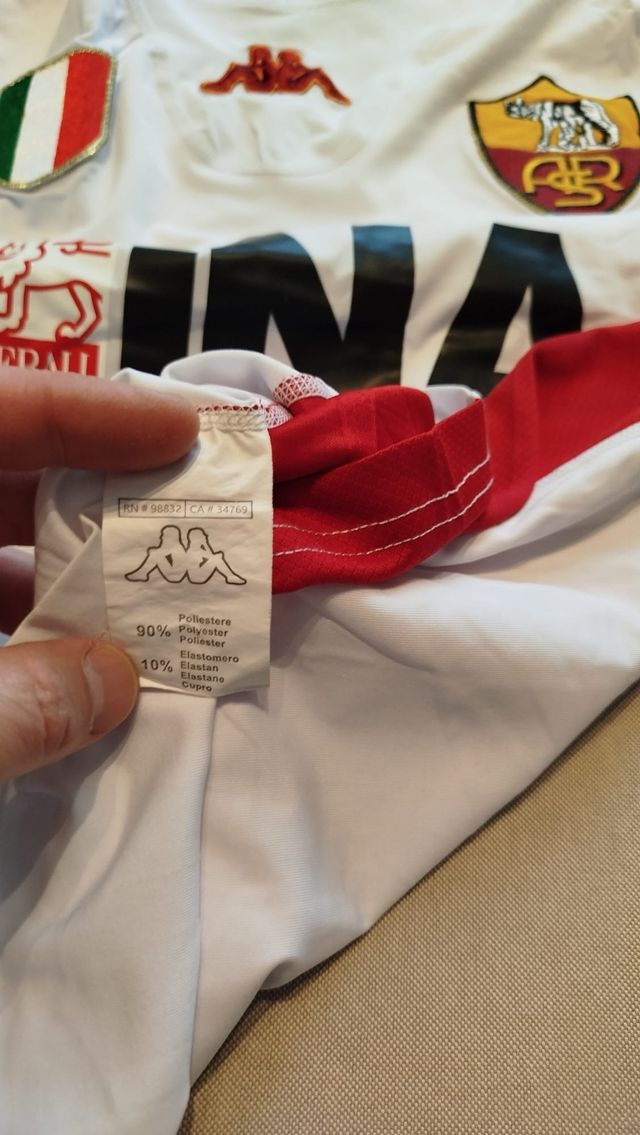 Histórica camiseta de la Roma