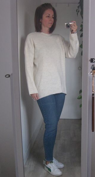 Jersey Stradivarius Beige Talla S