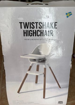 Trona Twistshake Blanca - Como Nueva