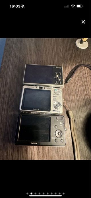 Lote 3 Cámaras Digitales Sony Cyber-shot