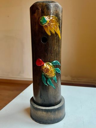 Soporte incienso artesanal tortugas