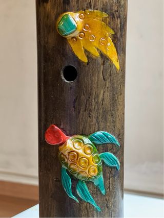 Soporte incienso artesanal tortugas