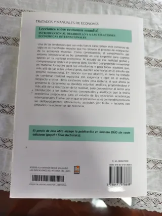 Lecciones sobre economía mundial