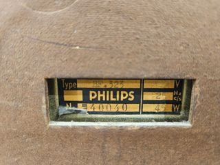 Radio Philips BF 323 Valvole Anni '50 Funzionante