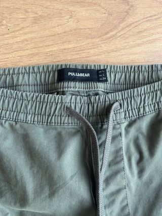 Pantalones Cargo Pull&Bear Verdes Talla M