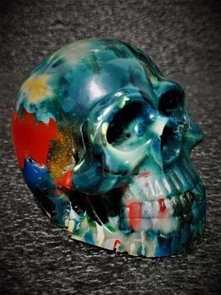 Caveiras Decorativas PLA Reciclado Multicolor