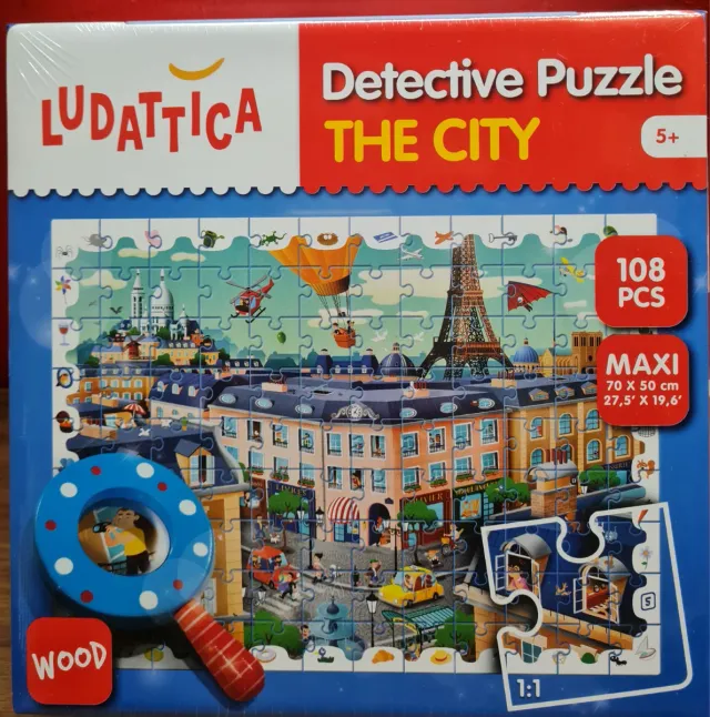 Puzzle Detective La Ciudad 108 piezas NUEVO