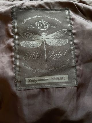 Abrigo acolchado granate IKKS