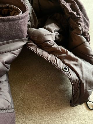 Abrigo acolchado granate IKKS