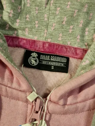 Sudadera Real Madrid Oficial Rosa