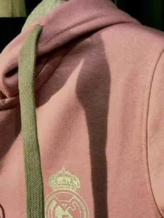 Sudadera Real Madrid Oficial Rosa