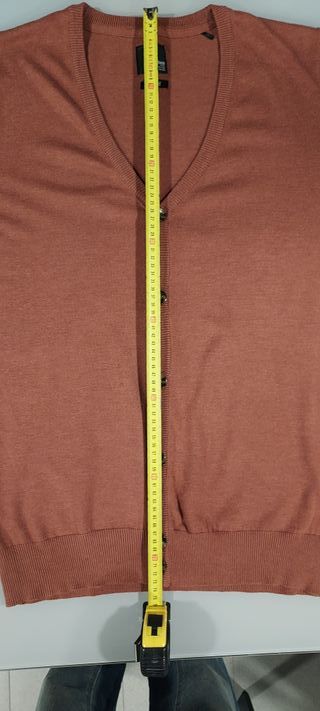 Casaco homem cor de telha tamanho L