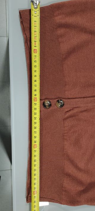 Casaco homem cor de telha tamanho L