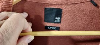 Casaco homem cor de telha tamanho L