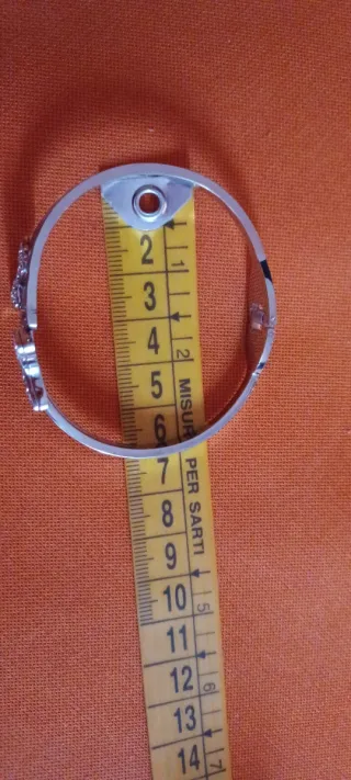 Bracciale rigido farfalle strass