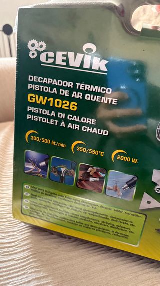 Pistola Decapadora Térmica CEVIK GW1026