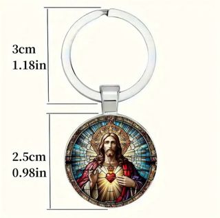 Llavero Cristo Sagrado Corazón