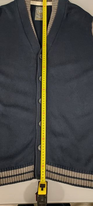 Casaco de malha Gant azul tamanho M