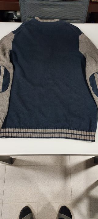 Casaco de malha Gant azul tamanho M
