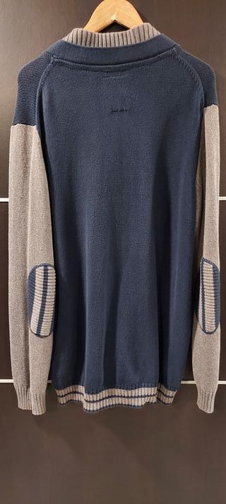 Casaco de malha Gant azul tamanho M
