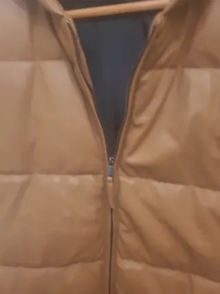 Chaleco mujer color camel