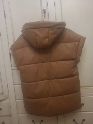 Chaleco mujer color camel