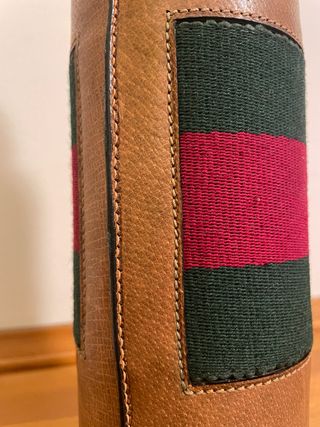Thermos Gucci vintage in pelle