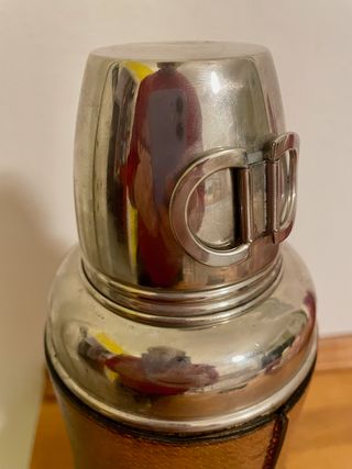 Thermos Gucci vintage in pelle