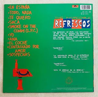 REFRESCOS VINILO LP KINGS CHUNDA 1990