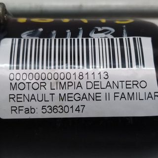 MOTOR LIMPIA DELANTERO RENAULT MEGANE II FAMILIAR (2003-2009) Dynamique