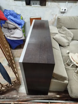 Mueble de salón madera y metal