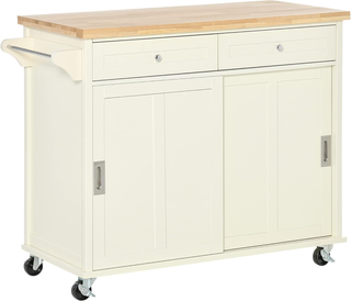 Isola per Cucina in Legno e MDF con Cassetti, Arma