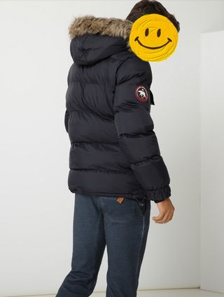 Parka Norway azul marino con capucha