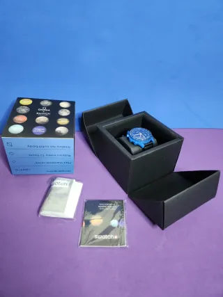 Omega x Swatch Moonswatch Azul