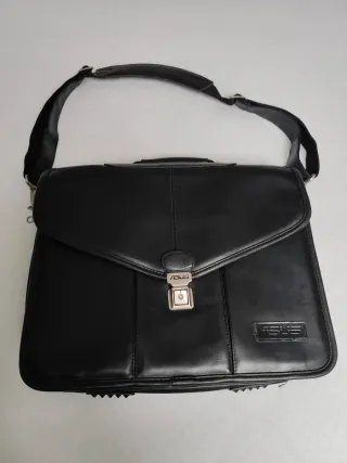 Borsa porta PC Asus in pelle nera