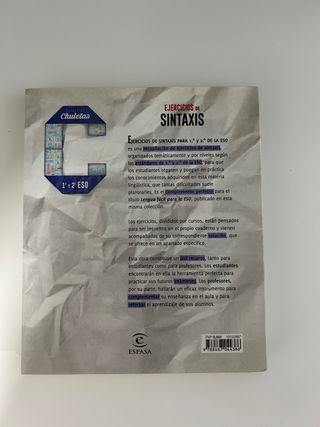 Libros de Lengua, Ortografía y Sintaxis 1°/2° ESO