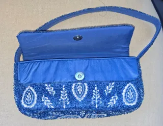 Bolso de fiesta azul
