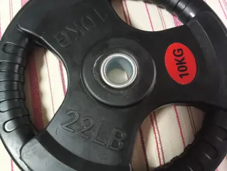 2 discos 10kg 30mm nuevos