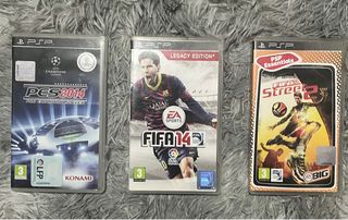 Pack 3 Juegos PSP: PES 2014, FIFA 14, FIFA Street
