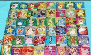 Imanes Pokémon Holográficos Años 2000