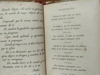 Manuscrito del Parvulito y Marujita