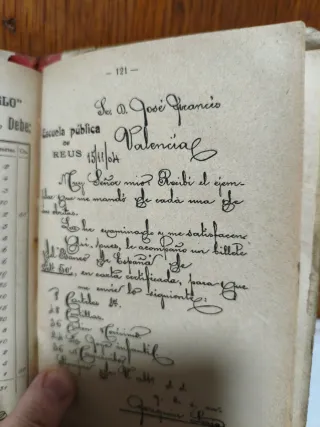 Manuscrito del Parvulito y Marujita