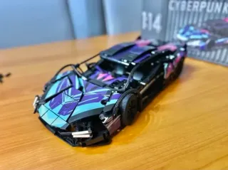 Coche Construcción Lamborghini Cyberpunk 1:14