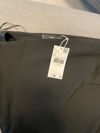 Vestido Mango Negro Talla XS