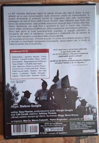 DVD 84ª Adunata Nazionale Alpini Torino 2011