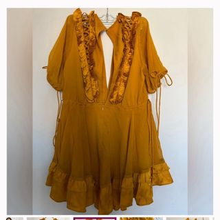 Vestido ASOS amarillo
