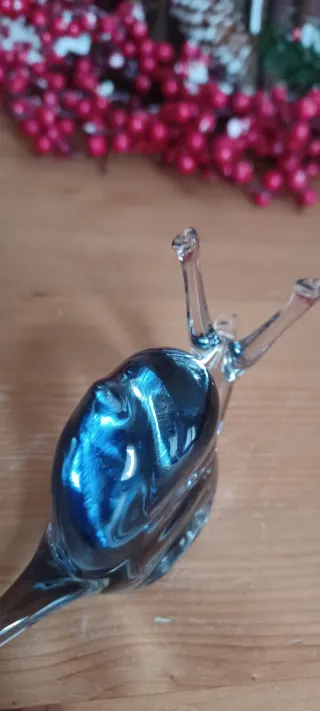 Lumaca in vetro di Murano vintage