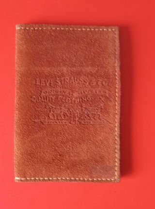 Cartera Levi's Piel Americana Nueva 1980