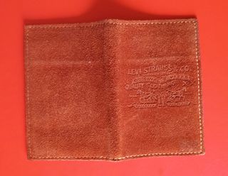 Cartera Levi's Piel Americana Nueva 1980